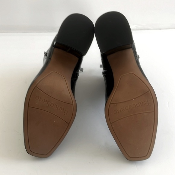 Franco Sarto Women’s Snake Embossed Tenton Bootie Block Heel Shoes Size 6M New - Picture 6 of 6